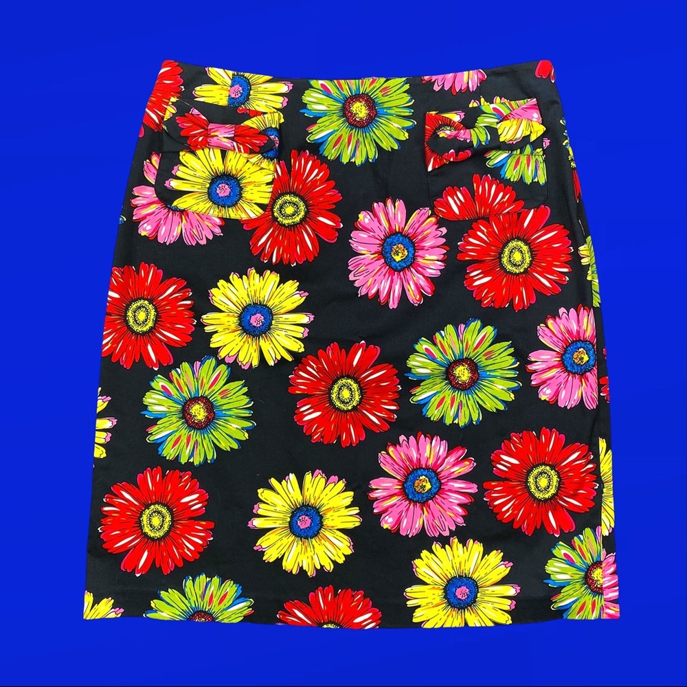 Vintage plus size floral print skirt NWT size 14